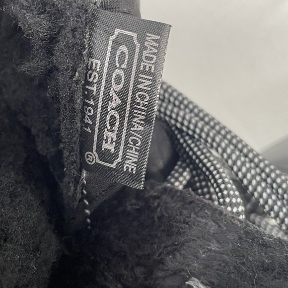 New Coach Shaine Nylon Women’s Snow / Winter Boots Size 5.5 with Coach Monogram - Picture 5 of 15